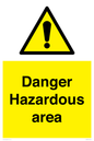 WV7893: Danger Hazardous area