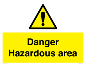 WV7893: Danger Hazardous area