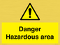 WV7893: Danger Hazardous area