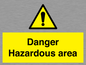 WV7893: Danger Hazardous area