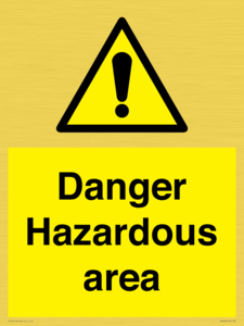WV7893: Danger Hazardous area