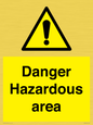 WV7893: Danger Hazardous area