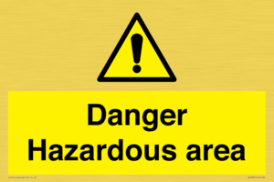 WV7893: Danger Hazardous area