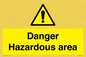 WV7893: Danger Hazardous area