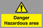 WV7893: Danger Hazardous area