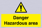 WV7893: Danger Hazardous area