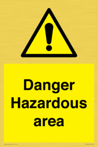 WV7893: Danger Hazardous area