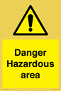 WV7893: Danger Hazardous area