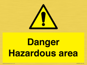 WV7893: Danger Hazardous area
