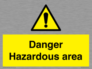 WV7893: Danger Hazardous area