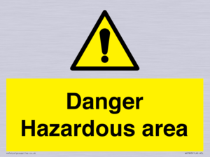 WV7893: Danger Hazardous area