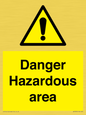 WV7893: Danger Hazardous area