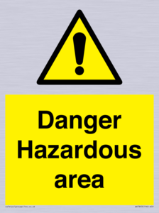 WV7893: Danger Hazardous area