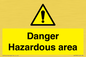 WV7893: Danger Hazardous area