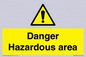 WV7893: Danger Hazardous area