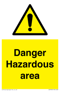 WV7893: Danger Hazardous area