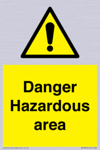 WV7893: Danger Hazardous area