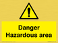 WV7893: Danger Hazardous area