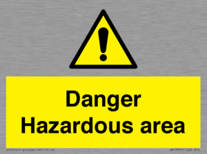 WV7893: Danger Hazardous area