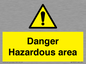 WV7893: Danger Hazardous area
