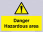 WV7893: Danger Hazardous area