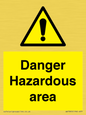 WV7893: Danger Hazardous area