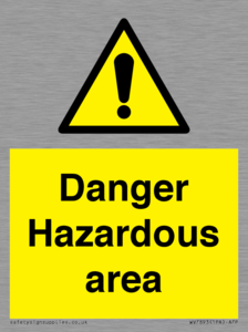 WV7893: Danger Hazardous area