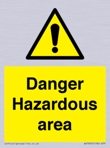 WV7893: Danger Hazardous area