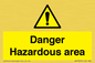 WV7893: Danger Hazardous area