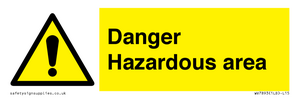 WV7893: Danger Hazardous area
