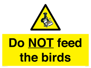 WV7943: Do NOT feed the birds