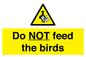 WV7943: Do NOT feed the birds