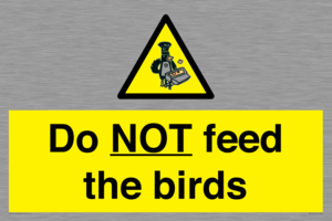 WV7943: Do NOT feed the birds