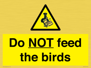 WV7943: Do NOT feed the birds