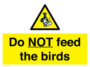 WV7943: Do NOT feed the birds