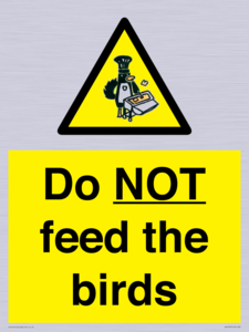 WV7943: Do NOT feed the birds