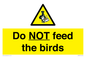 WV7943: Do NOT feed the birds