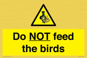 WV7943: Do NOT feed the birds
