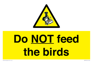 WV7943: Do NOT feed the birds