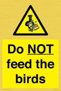 WV7943: Do NOT feed the birds