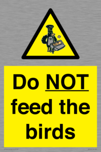 WV7943: Do NOT feed the birds