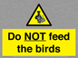 WV7943: Do NOT feed the birds
