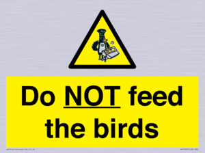 WV7943: Do NOT feed the birds