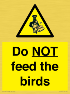 WV7943: Do NOT feed the birds