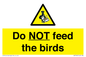 WV7943: Do NOT feed the birds