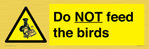 WV7943: Do NOT feed the birds