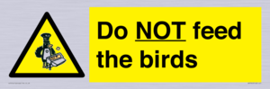 WV7943: Do NOT feed the birds