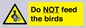WV7943: Do NOT feed the birds