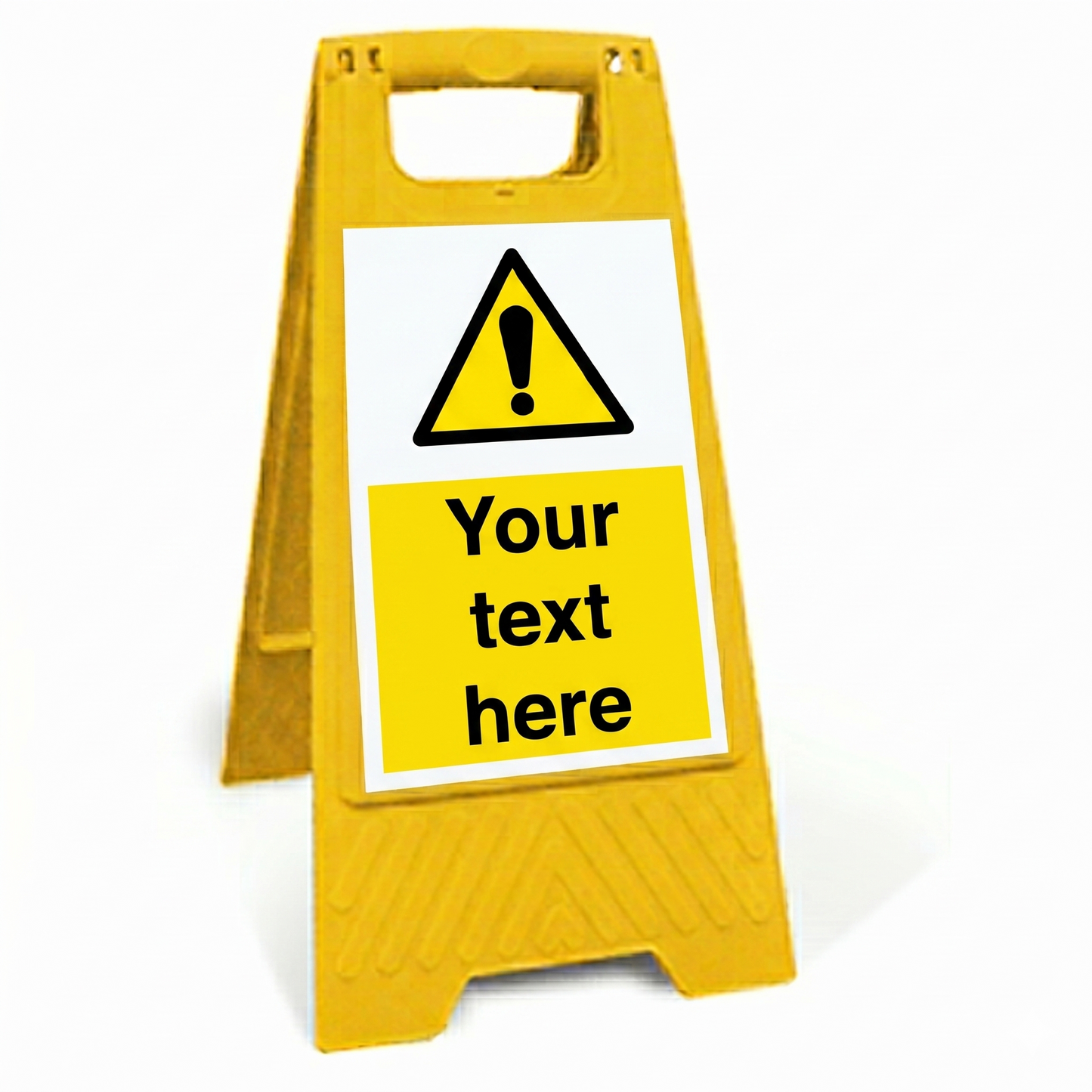 Custom Yellow Plastic A-Frame