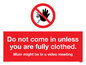 YA6053: Do not come in